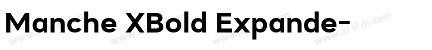 Manche XBold Expande字体转换